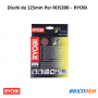 Ryobi RO125A10 - Set 10 dischi abrasivi velcrati e forati 125mm per levigatrice ROS300