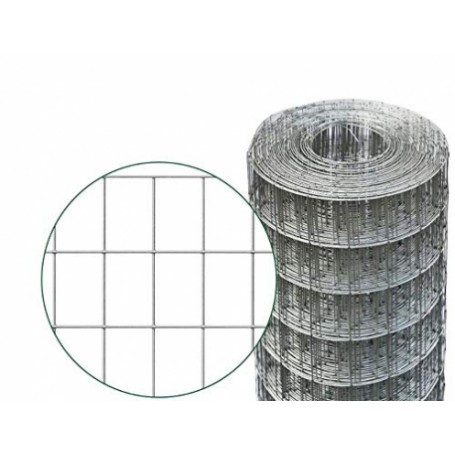 Rete per recinzione metallica plastificata 25mt griglia romboidale 50X50mm  H175