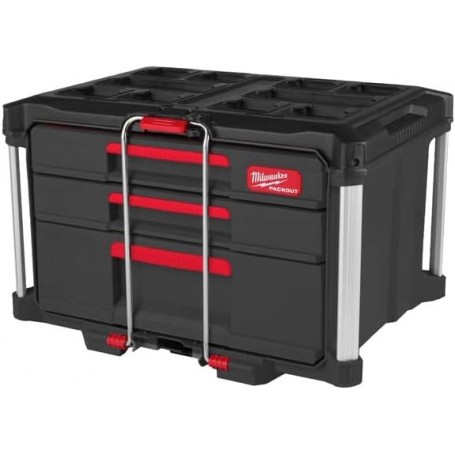 Cassettiera Portautensili attrezzi con 2+1 cassetti PACKOUT MILWAUKEE 4932493190