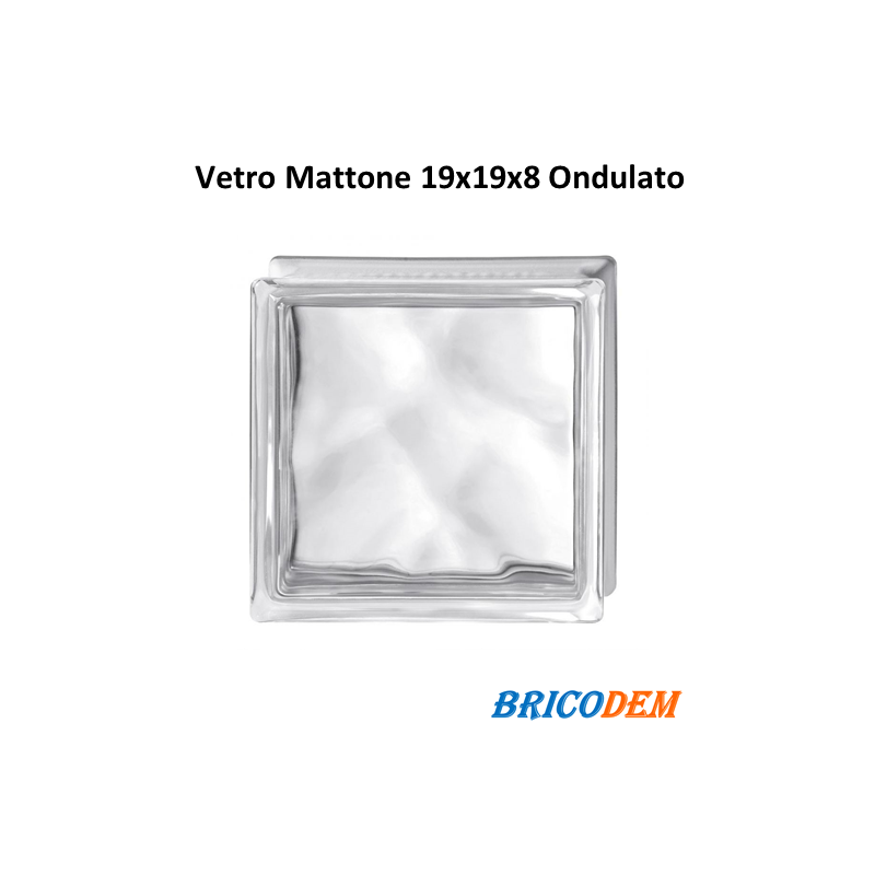 Vetromattone Cloudy Clear 19X19X8 - Iperceramica