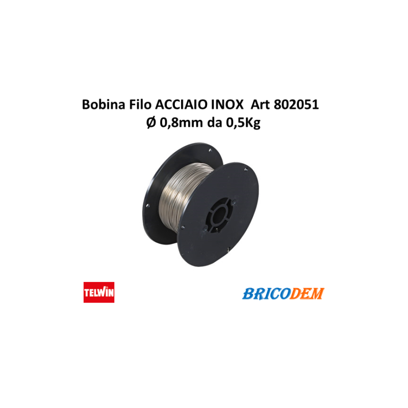 Bobina Filo Acciaio Inox Gas Mm Kg