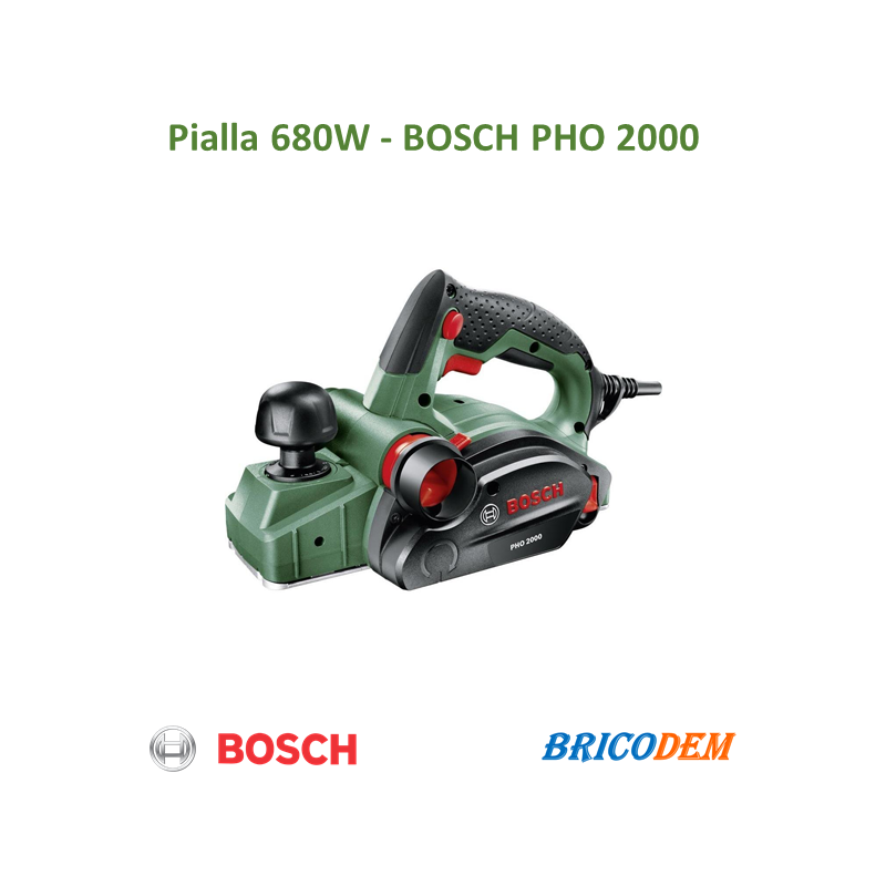 Pialla elettrica per Legno 680 Watt Profondità Max 2.0 mm Bosch PHO 2000