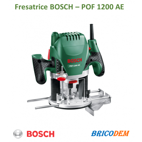 BOSCH fresatrice verticale 6mm 1200w 11000/28000 g/min. POF 1200 AE